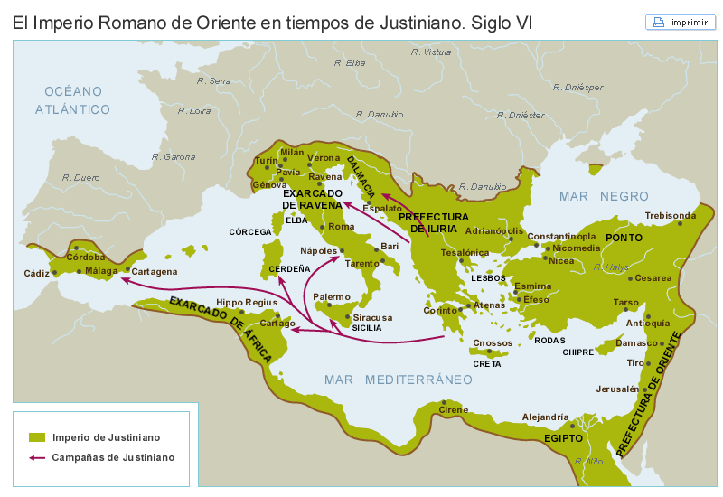 mapa del imperio romano presence